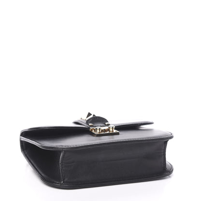 Valentino Garavani Vitello Small Glam Lock Rockstud Flap Black 3 of 8
