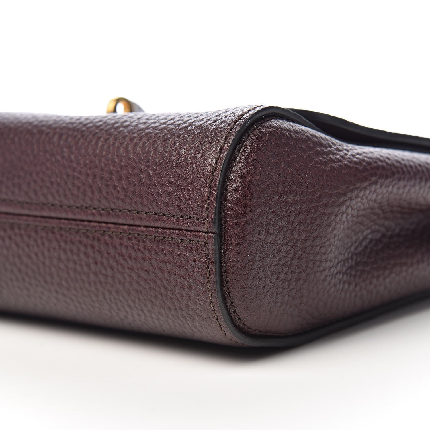 Mulberry Glossy Goatskin Small Lily Flap Oxblood 12 of 13