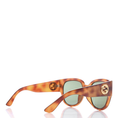 Gucci Acetate Square Frame Sunglasses GG0142SA Tortoise 4 of 6