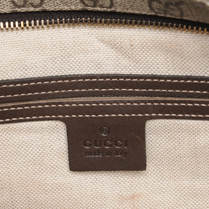 Gucci GG Supreme Monogram Medium Flat Messenger Bag Dark Brown 6 of 7