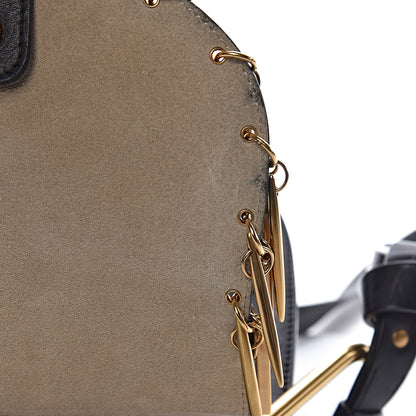 Chloe Calfskin Small Charm Hudson Shoulder Bag Black 9 of 15