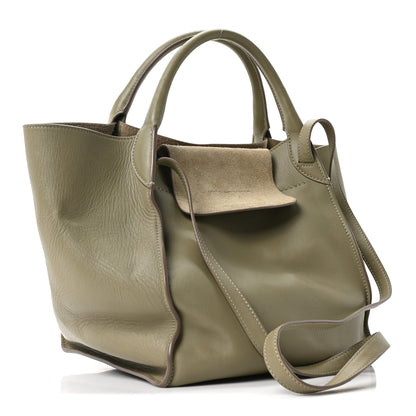 Celine Supple Grained Calfskin Small Big Bag Sage 3 of 10