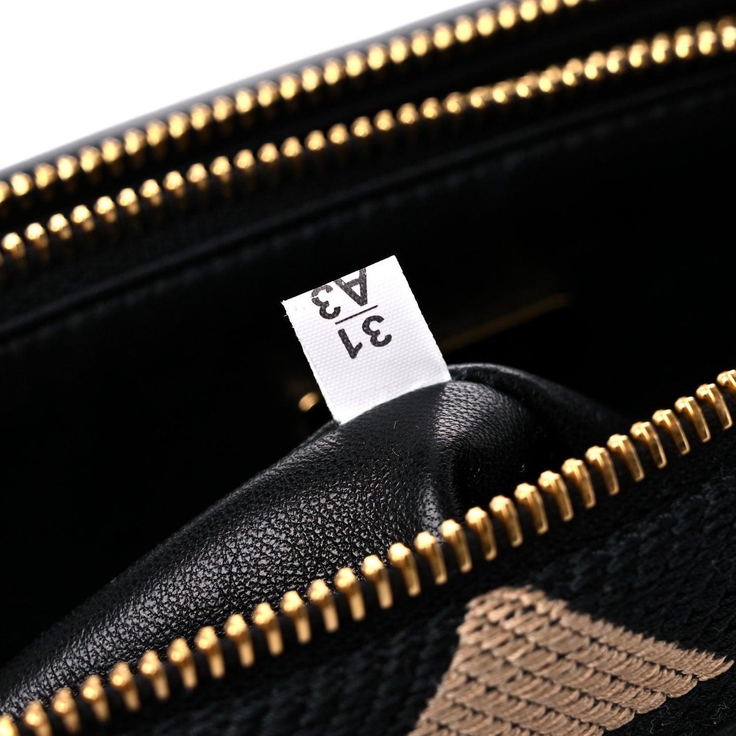 Jacquard Calfskin Triangolo Symbole Embroidered Mini Triangle Double Bag Black Corda