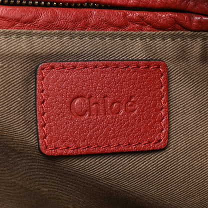 Chloe Calfskin Medium Marcie Satchel Garnet 6 of 13