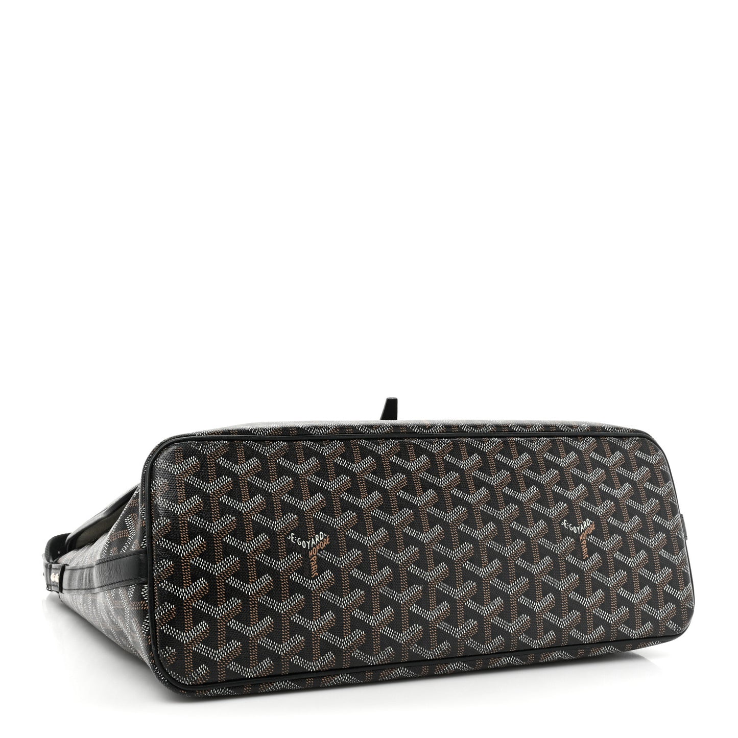 Goyardine Capetien Messenger Bag Black