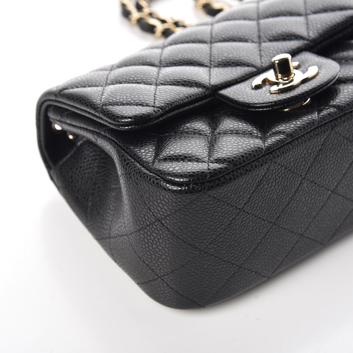 Chanel Caviar Quilted Mini Square Flap Black 11 of 14