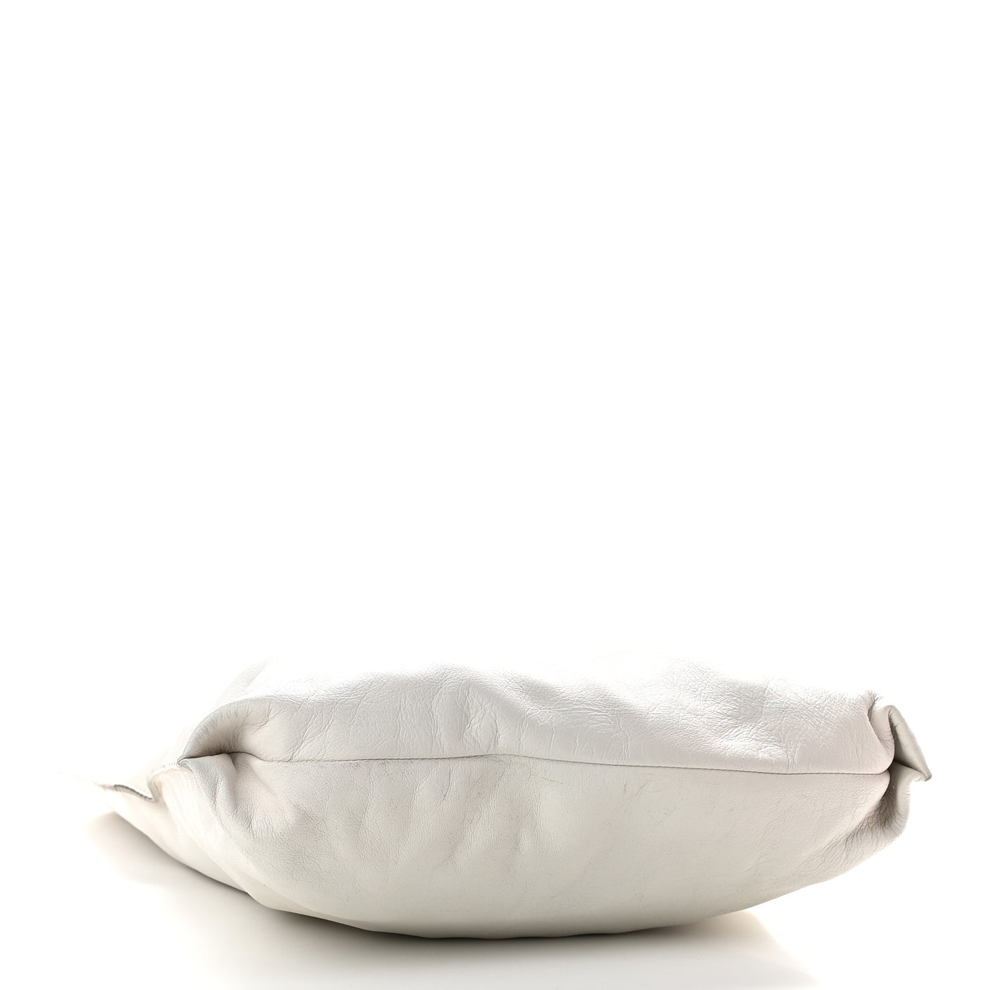 Ramskin Small Alix Padlock Zip Shoulder Bag White