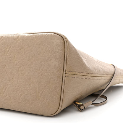 Louis Vuitton Empreinte Monogram Giant Neverfull MM Tourterelle 11 of 12