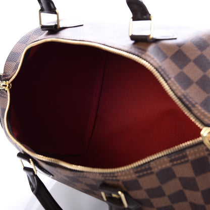 Louis Vuitton Damier Ebene Speedy Bandouliere 35 6 of 10