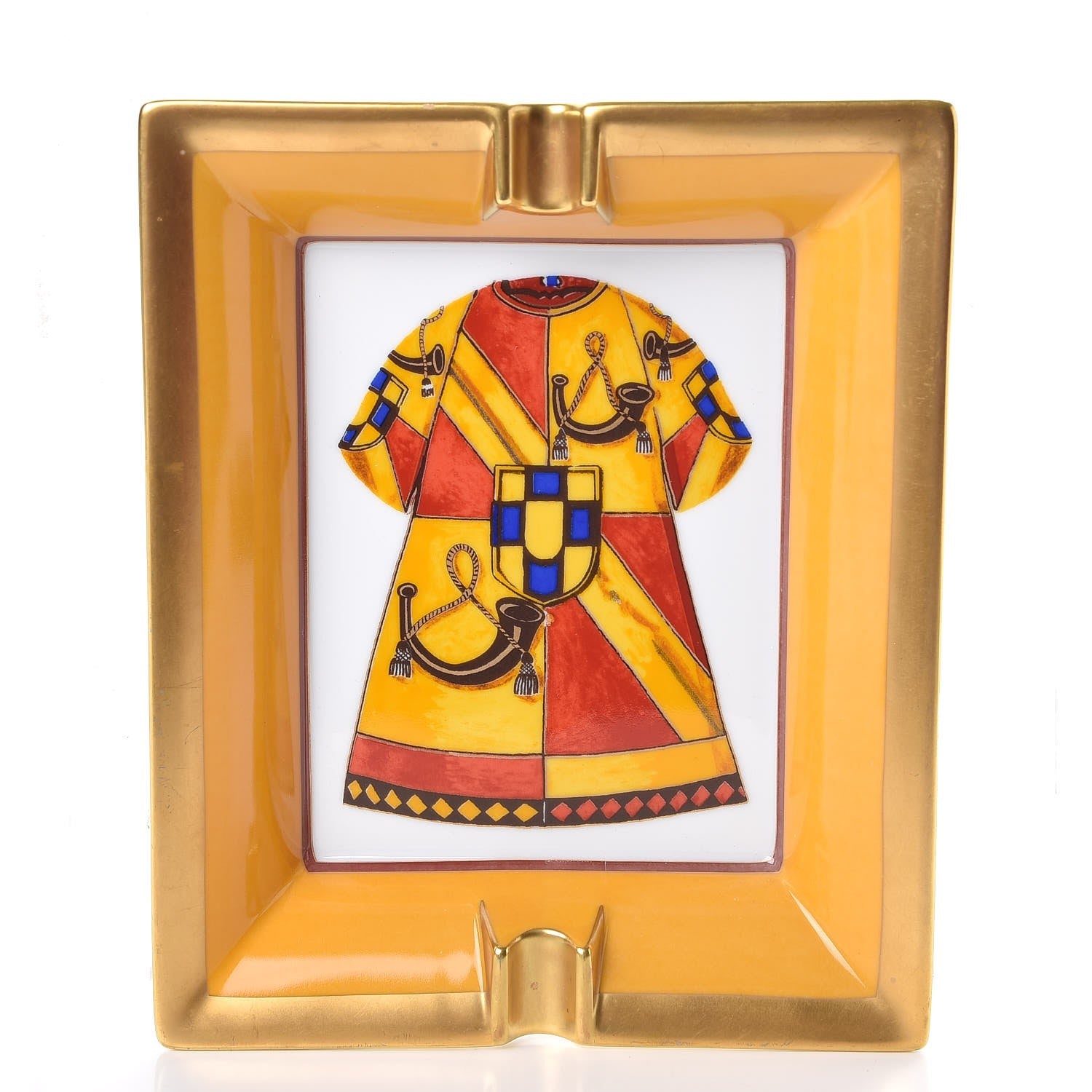 Hermes Printed Porcelain Ashtray 1 of 9