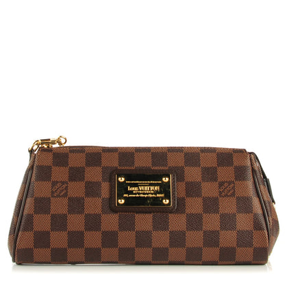 Louis Vuitton Damier Ebene Eva Clutch 1 of 7