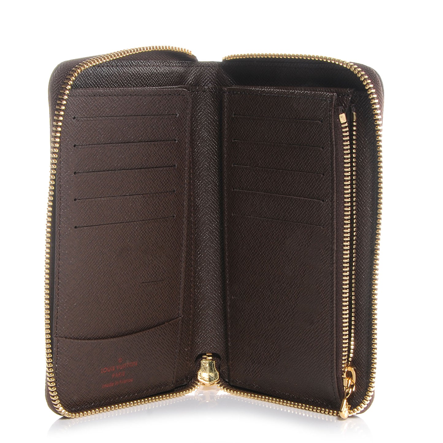 Damier Ebene Zippy Compact Wallet