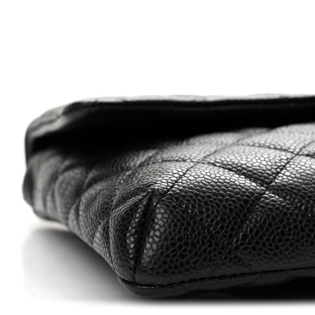 Chanel Caviar Quilted Flap Clutch Black 9 of 12
