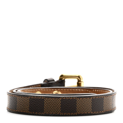 Louis Vuitton Damier Ebene 20mm Belt 80 32 2 of 6