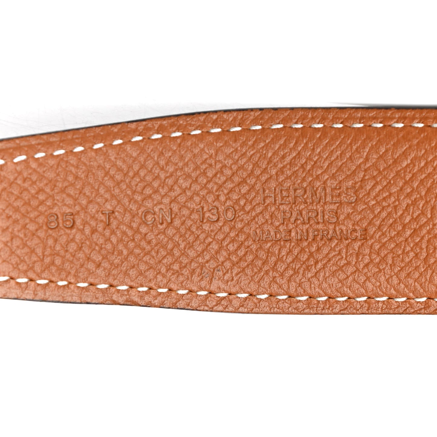 Swift Epsom 32mm H Belt 85 Black Gold