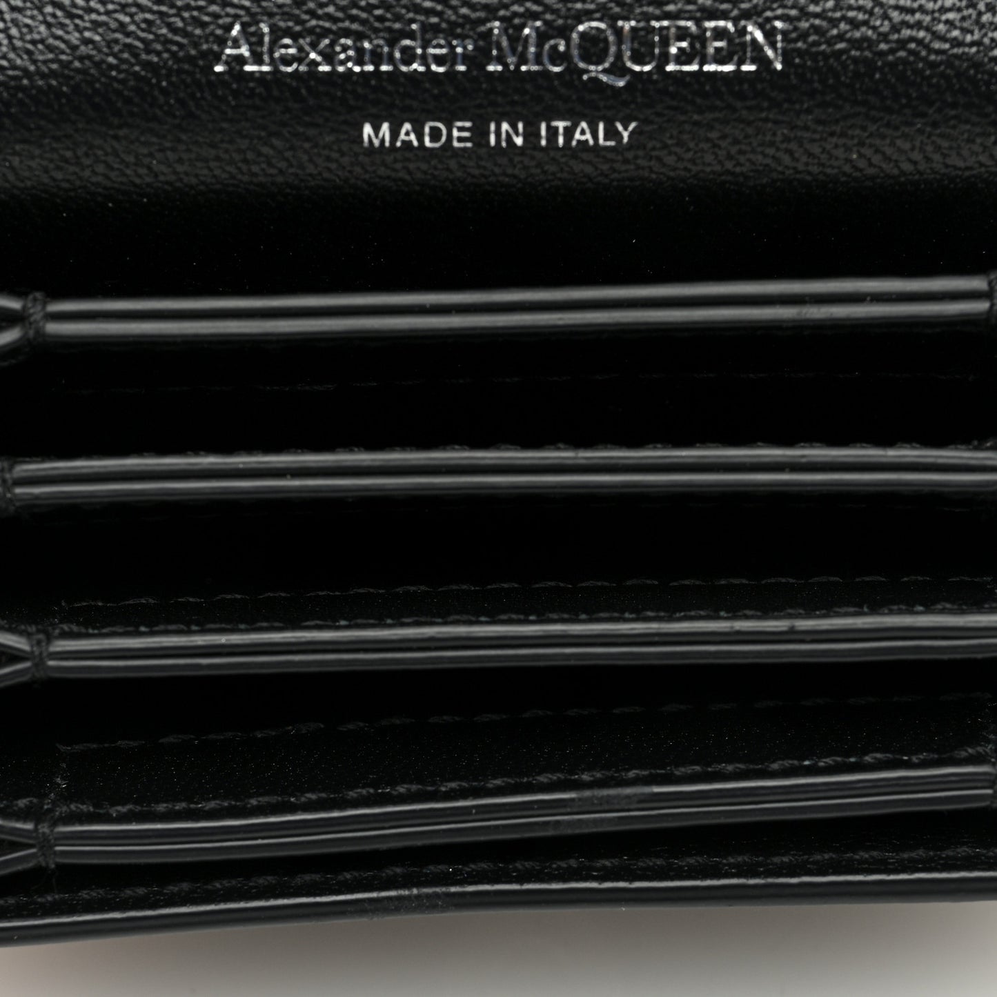 Smooth Calfskin Micro The Four Ring Knuckle Chain Shoulder Bag Black