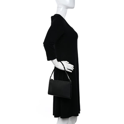 Louis Vuitton Epi Pochette Accessories 24 Black 2 of 11