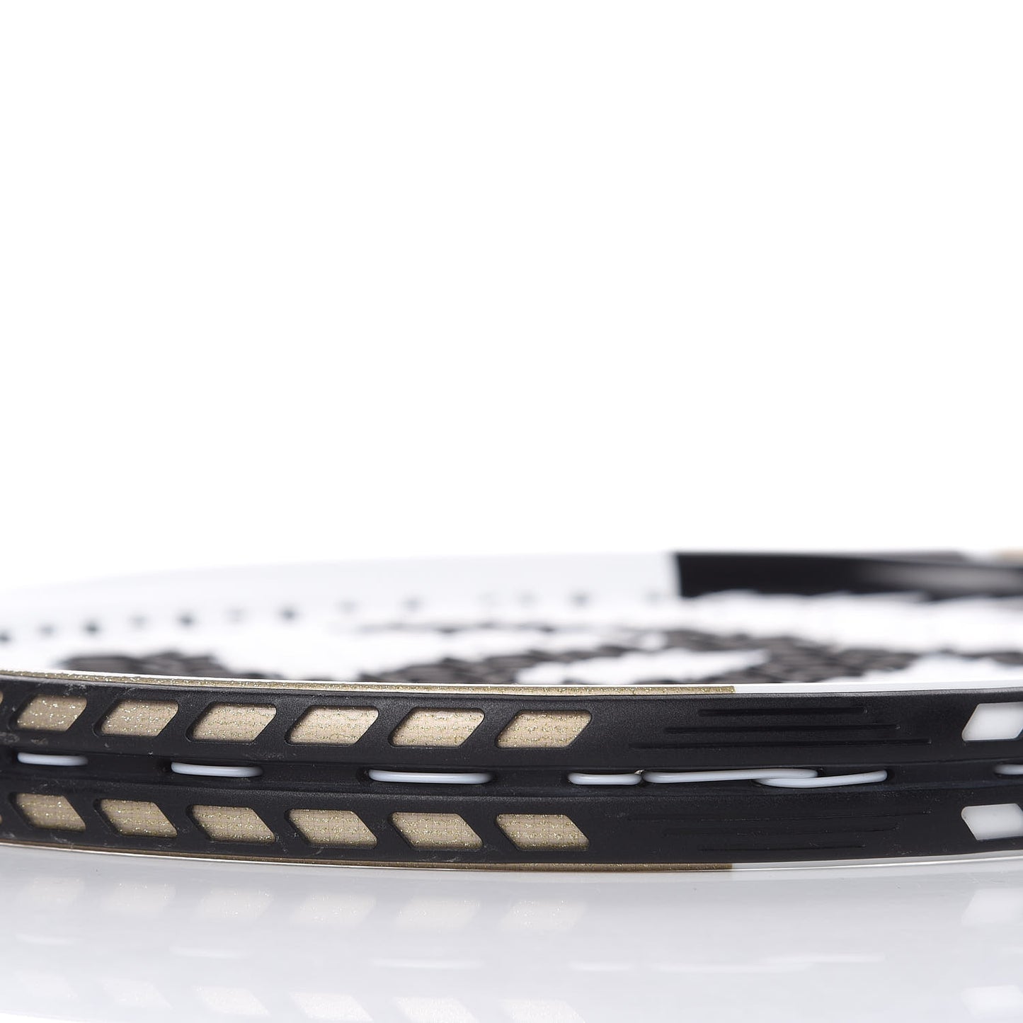 Tennis Racquet and Nylon Quilted Cover White