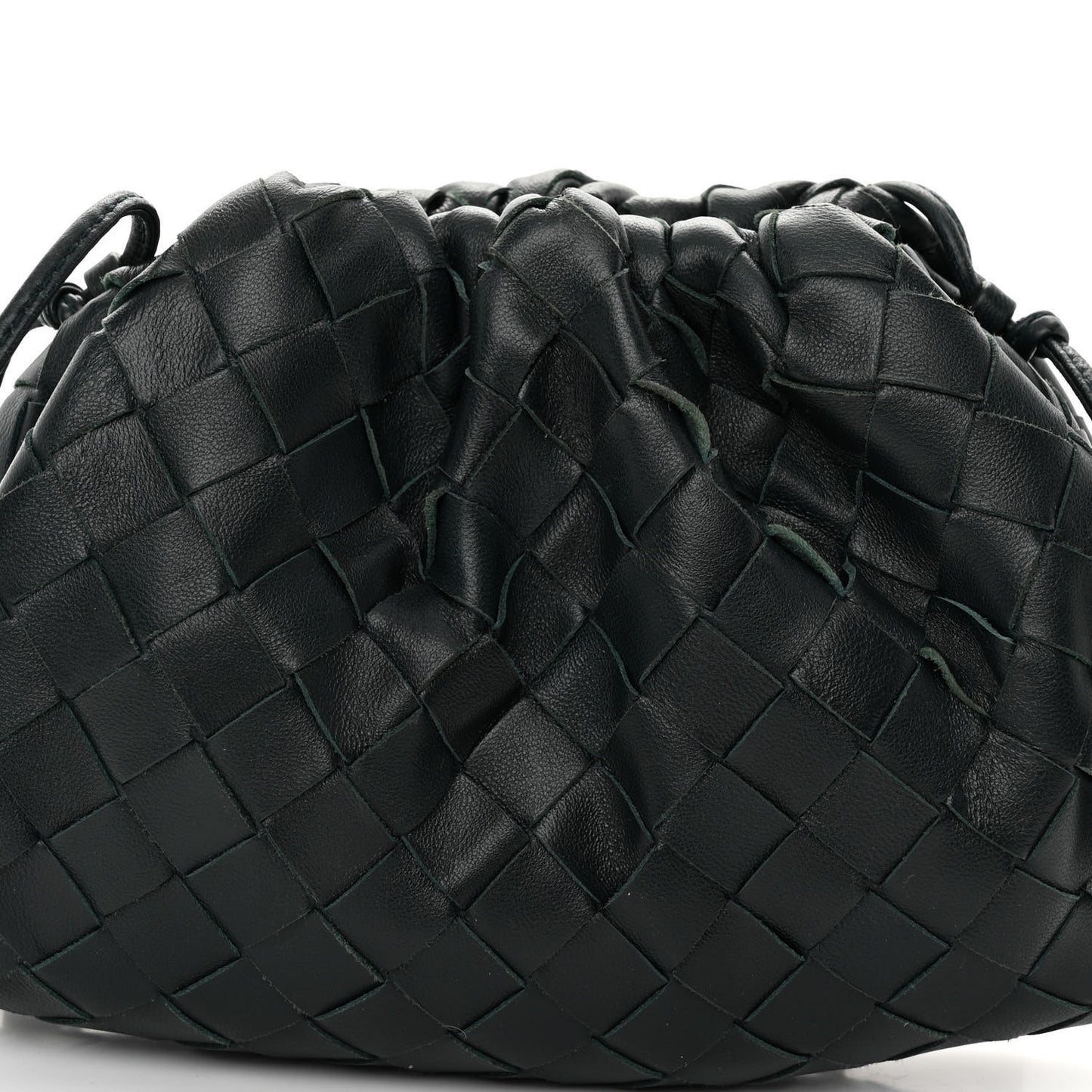 Nappa Intrecciato The Mini Pouch Bottle Green