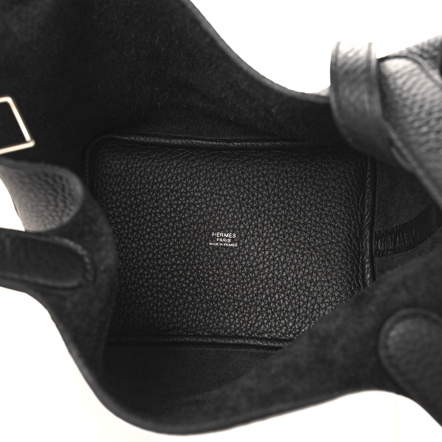 Taurillon Clemence Picotin Lock 18 PM Black