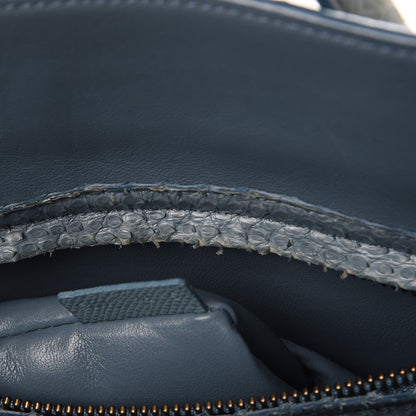 Celine Python Medium Phantom Luggage Blue 9 of 14