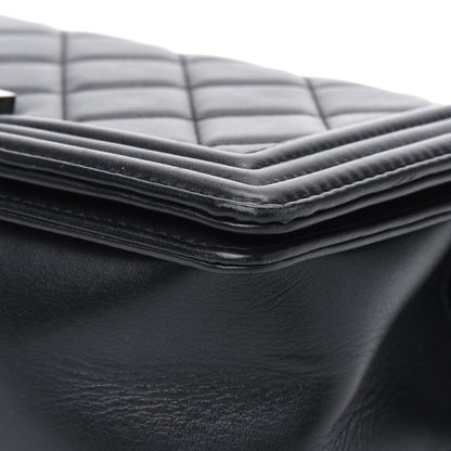 Chanel Calfskin Quilted Medium Boy Flap Black 12 of 16