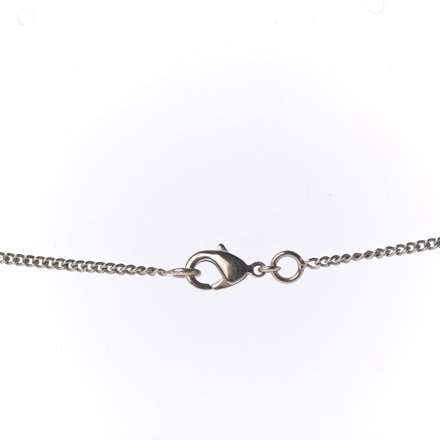 Chanel Crystal CC Pearl Drop Necklace Gold 5 of 6