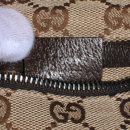 Gucci GG Monogram Web Double Pocket Belt Bag Ebony 7 of 9