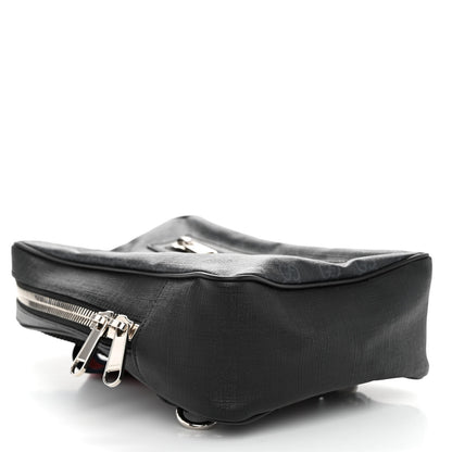 Gucci GG Supreme Monogram Web Belt Bag Black Grey 4 of 10
