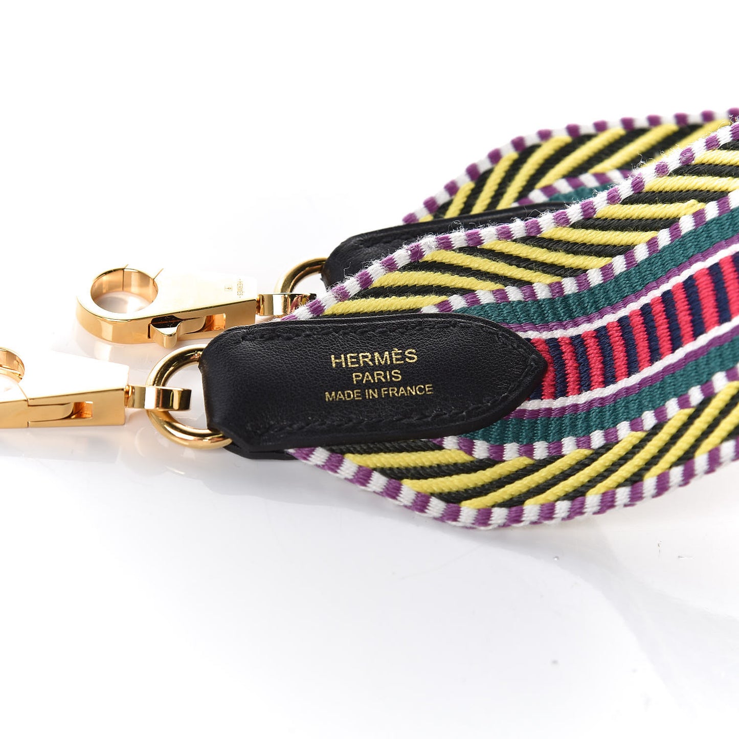 Toile Swift 50mm Sangle Cavale Shoulder Strap Multicolor Black