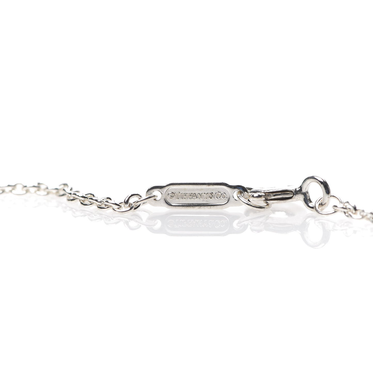 Sterling Silver Enamel Gift Box Charm Necklace Blue