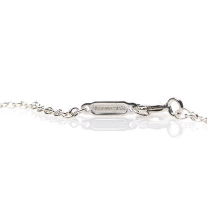 Tiffany Sterling Silver Enamel Gift Box Charm Necklace Blue 6 of 7