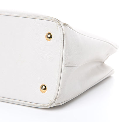 Prada Saffiano Lux Medium Tote Talco 12 of 20