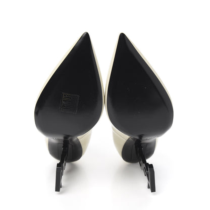 Saint Laurent Calfskin Opyum 100 Pumps 38.5 White 5 of 10