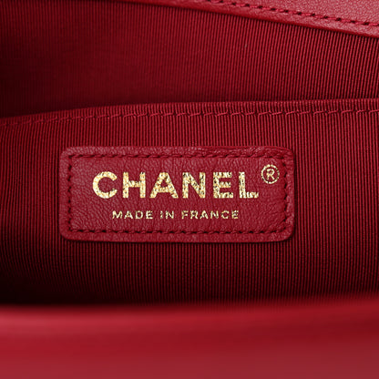 Chanel Lambskin Quilted Medium Boy Flap Red 6 of 10
