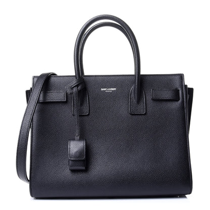 Saint Laurent Grained Calfskin Baby Sac De Jour Black 1 of 4