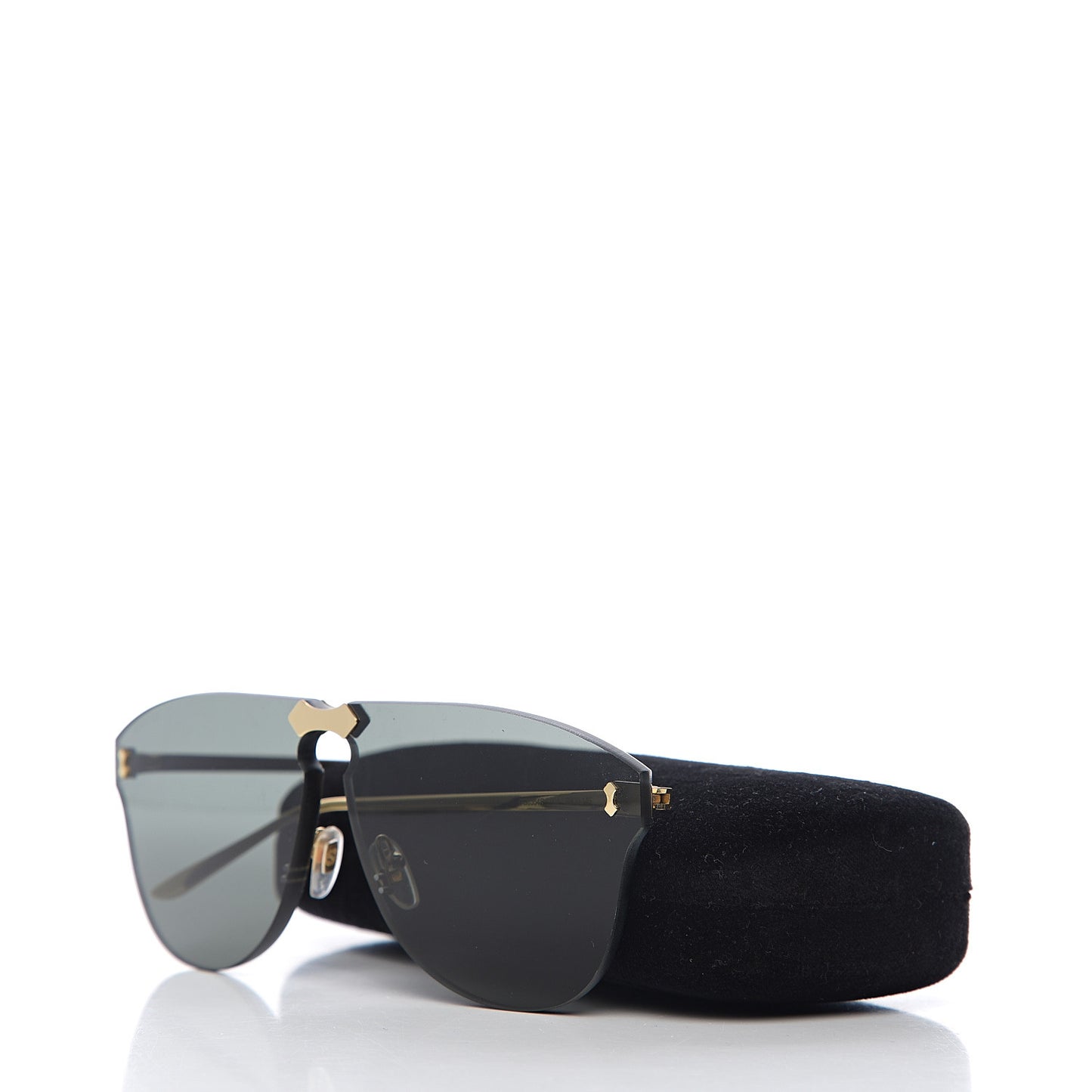 Rimless Sunglasses GG0354S Gold