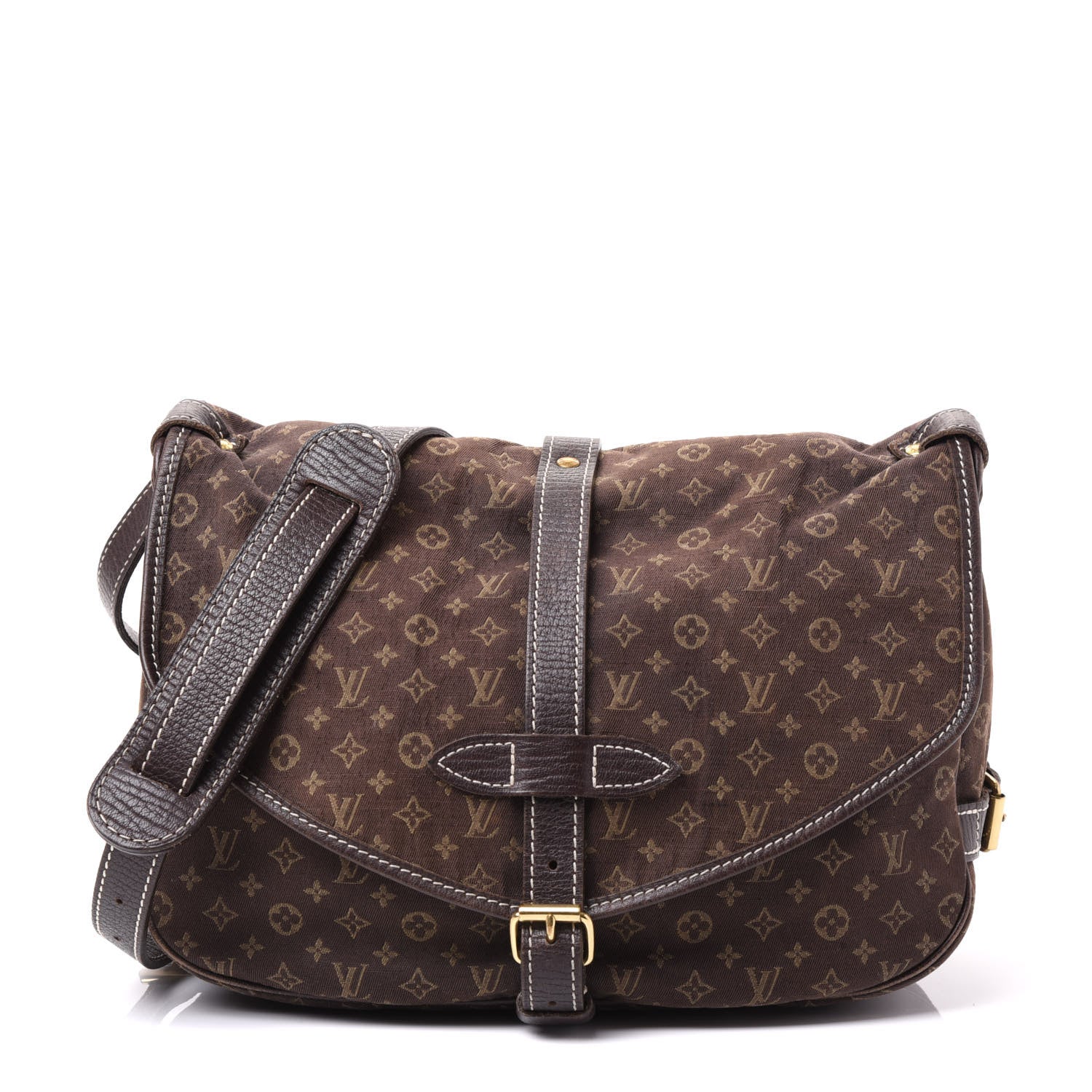 Louis Vuitton Monogram Mini Lin Saumur Ebene 1 of 8