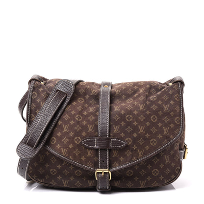 Louis Vuitton Monogram Mini Lin Saumur Ebene 1 of 8