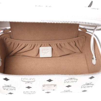 MCM Visetos Vanity Case White 5 of 10
