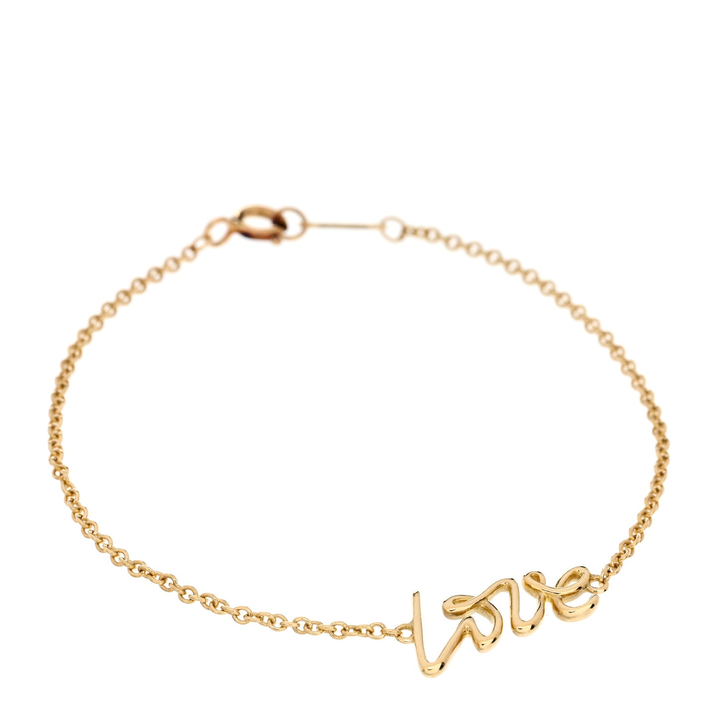 18K Yellow Gold Paloma Picasso Graffiti Love Bracelet