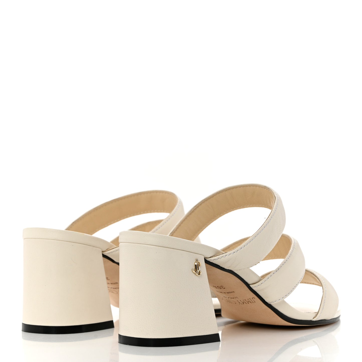Nappa Auna 65 Mule Sandals 36.5 Latte