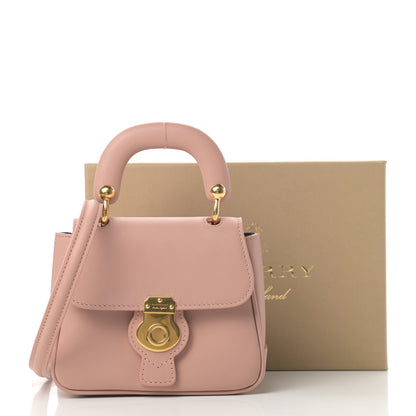Burberry Trench Calfskin Mini DK88 Top Handle Bag Ash Rose 15 of 15