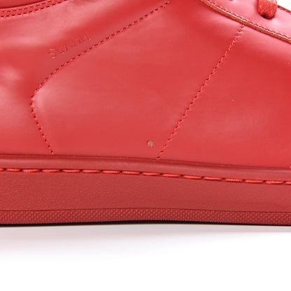 Saint Laurent Calfskin Mens Court Classic SL/01H High Top Sneakers 44 New Red 9 of 13