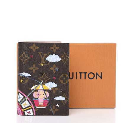 Louis Vuitton Monogram 2020 Christmas Animation Big Wheel Passport Cover Rose Ballerine 7 of 7
