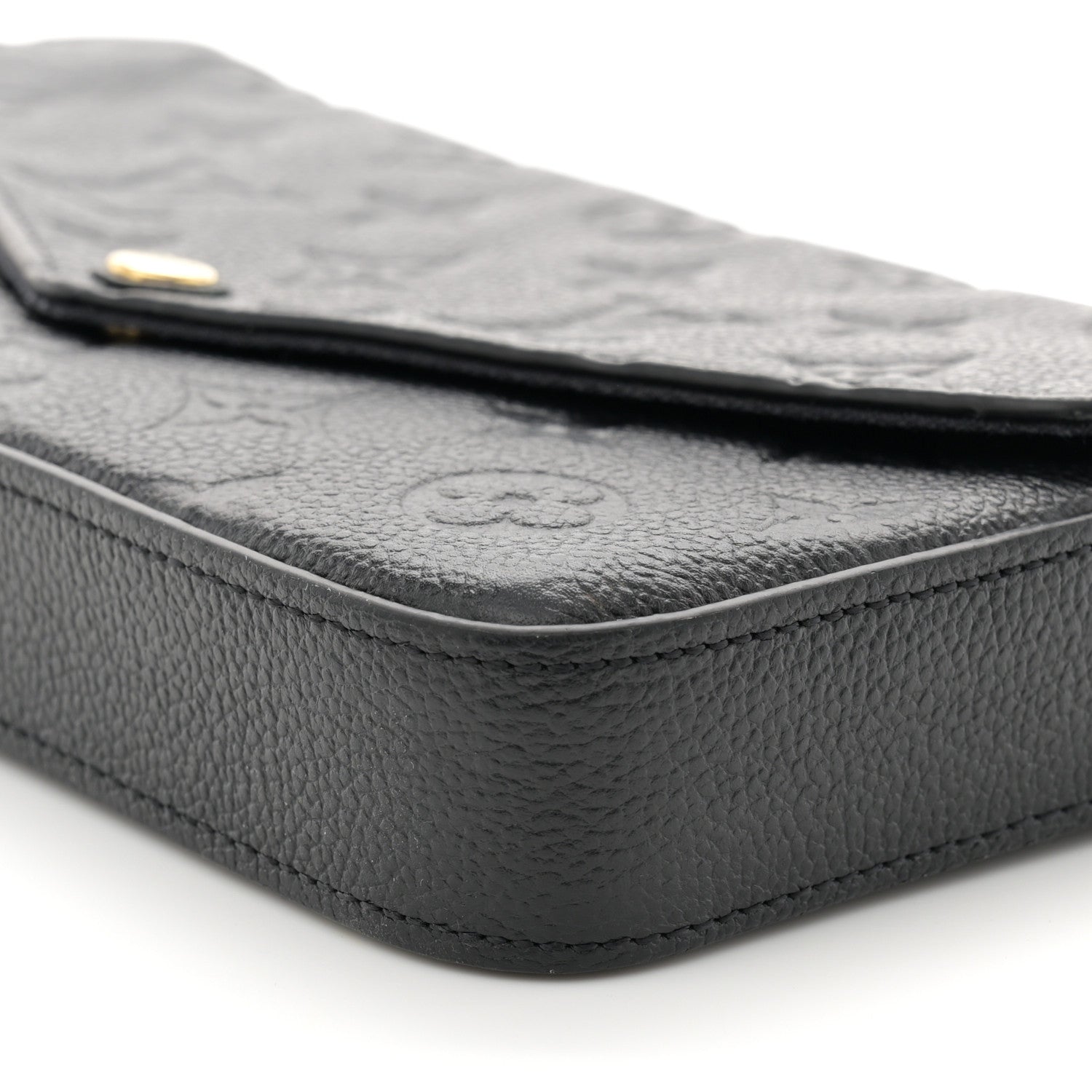 Louis Vuitton Empreinte Pochette Felicie Chain Wallet Black 10 of 10