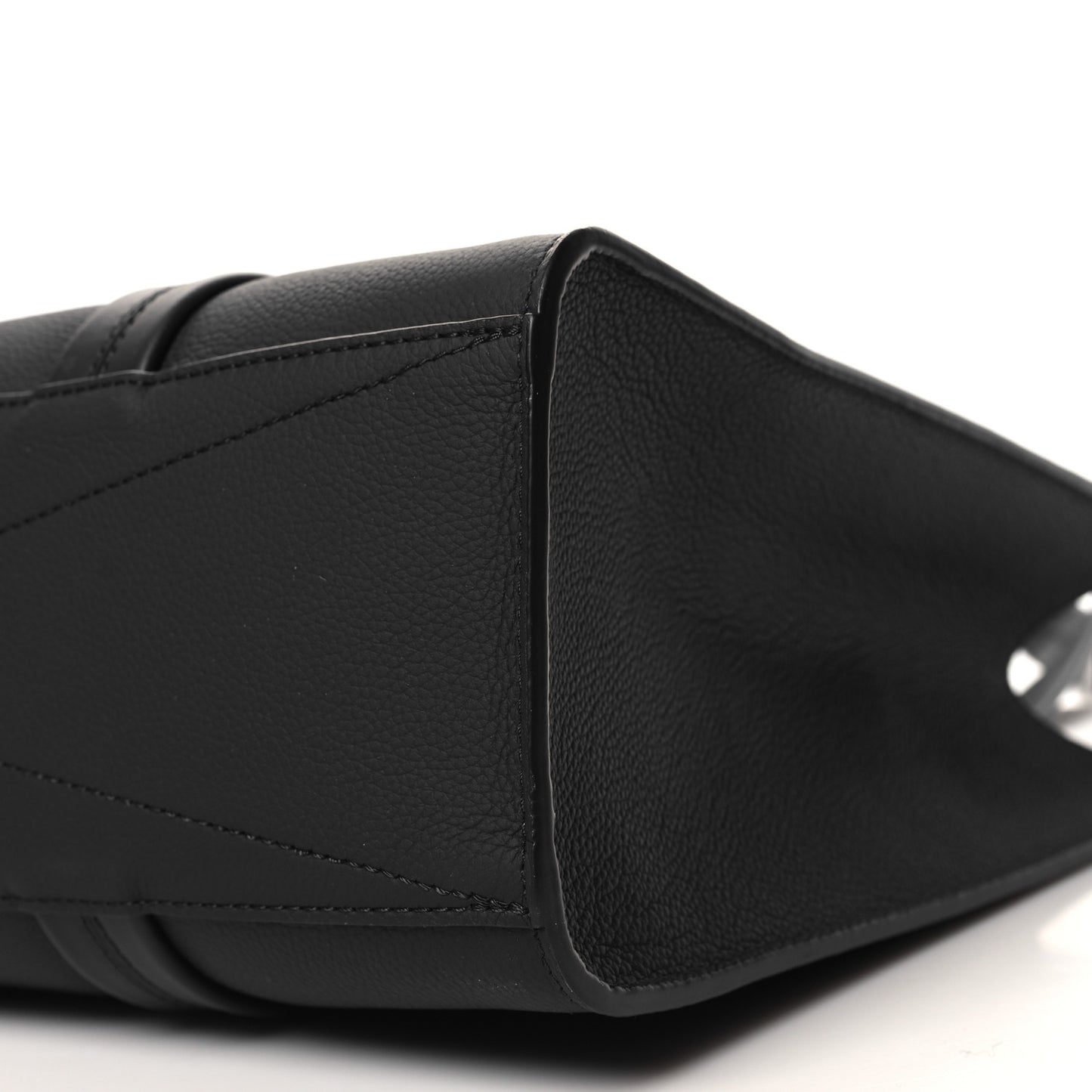 Grained Calfskin LV Aerogram Tote Black
