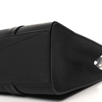 Louis Vuitton Grained Calfskin LV Aerogram Tote Black 9 of 9