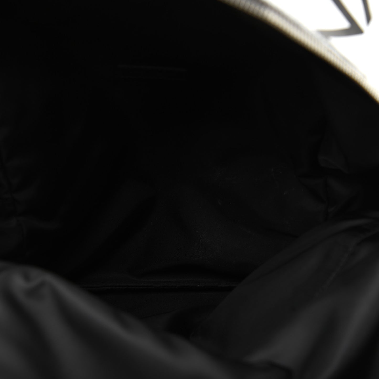 Calfskin Coated Canvas Vulcano Backpack Black