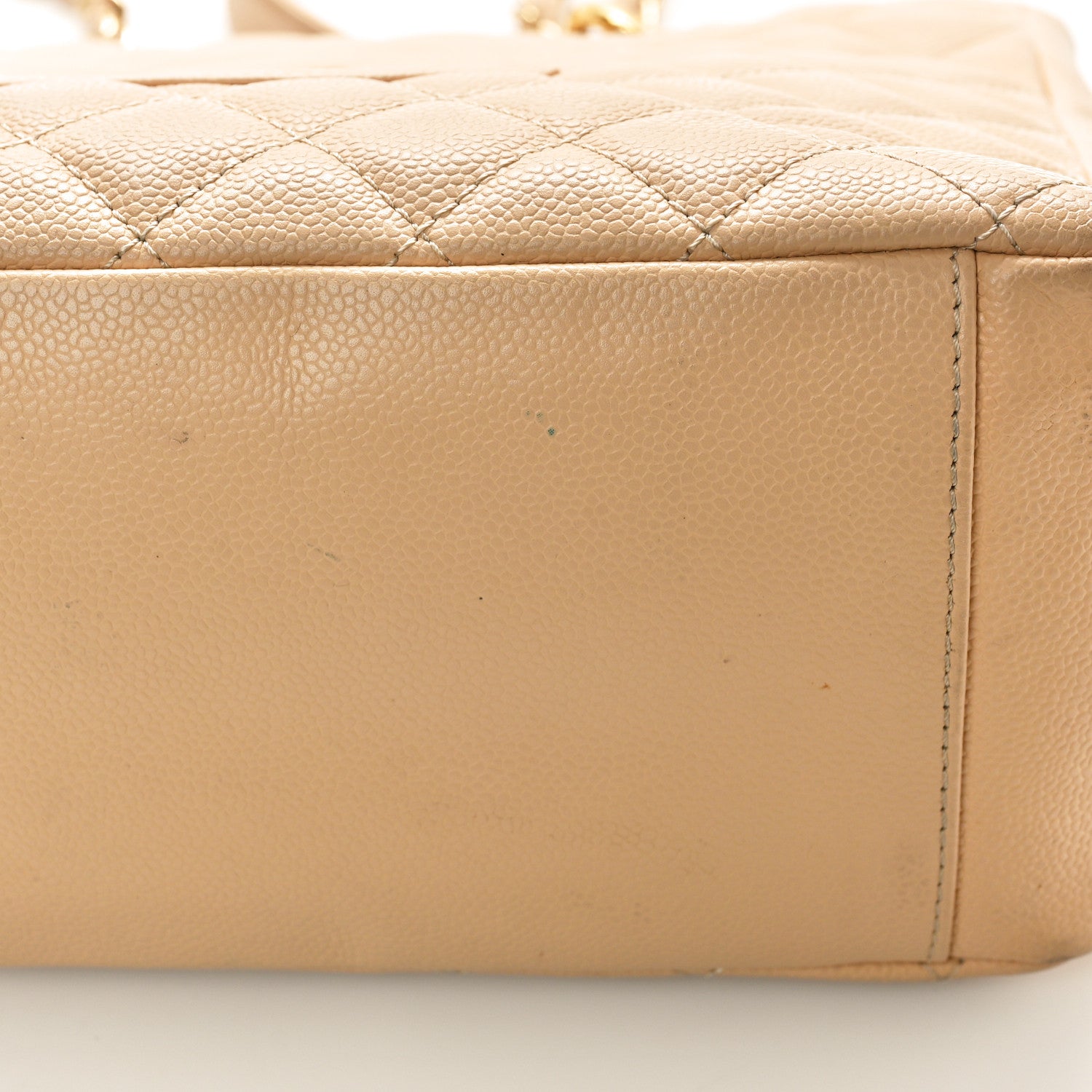 Chanel Caviar Quilted Grand Shopping Tote GST Beige 10 of 16